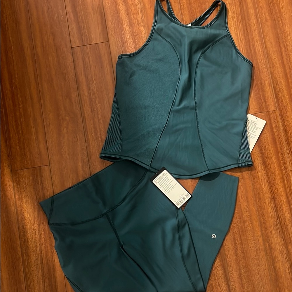NWT Lululemon legging and top set